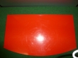 Legbord rood halfrond 100*50 cm